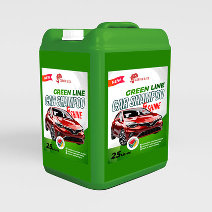 Curved & Co. Green Line Car Shampoo & Shine 25 Litres - Curvedco