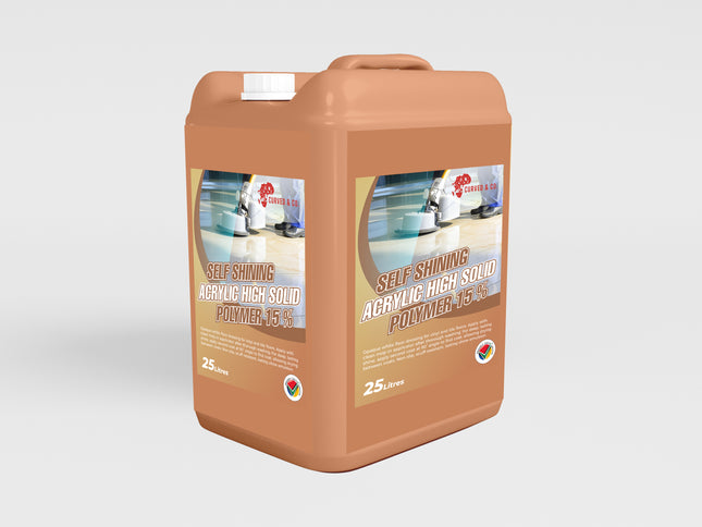 Self Shining Acrylic High Solid Polymer 15 % - Curvedco