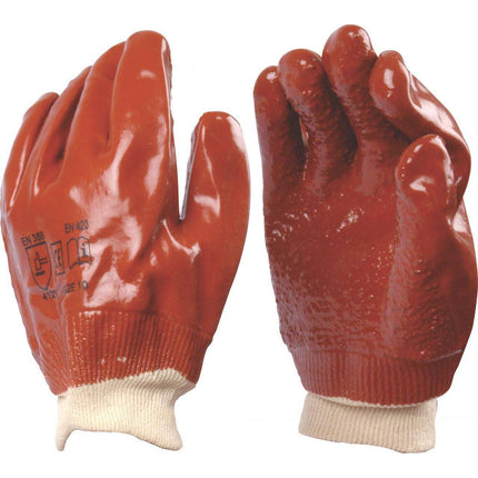 Red Pvc Knit Wrist Standard